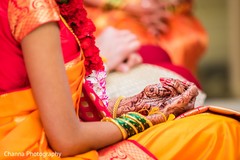 Closeup capture of maharanis hands with mehndi art. Closeup capture of maharanis hands with mehndi art.