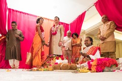 Gorgeous indian couple at their wedding ceremony capture. Gorgeous indian couple at their wedding ceremony capture.