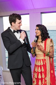 Indian groom's speech moment. Indian groom's speech moment.