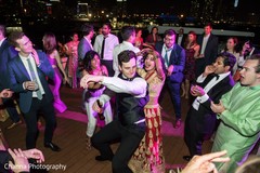 Upbeat indian newlyweds reception dance. Upbeat indian newlyweds reception dance.