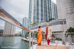 Indian bride and groom romantic first glance. Indian bride and groom romantic first glance.