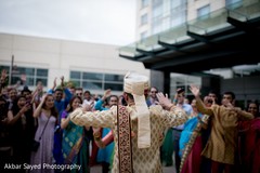 Indian groom during baraat Indian groom during baraat