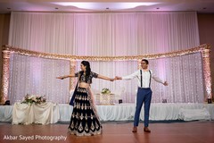 Indian lovebirds having their first dance Indian lovebirds having their first dance
