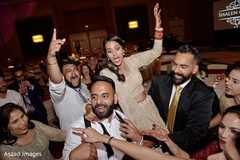 Indian couple at reception party. Indian couple at reception party.