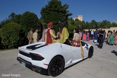 Indian couple arriving with style. Indian couple arriving with style.