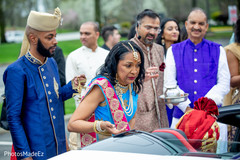 Lovely indian mother saying good bye Lovely indian mother saying good bye