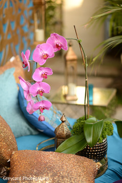 Pink orchids for sangeet stage decor. Pink orchids for sangeet stage decor.