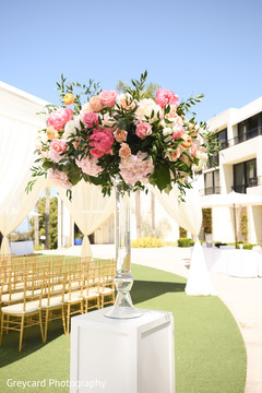 Impressive Indian wedding ceremony flowers decoration. Impressive Indian wedding ceremony flowers decoration.