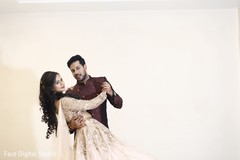 Indian bride and groom posing. Indian bride and groom posing.