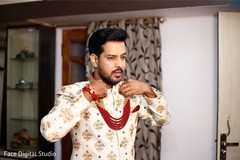 Indian groom getting ready for the ceremony. Indian groom getting ready for the ceremony.