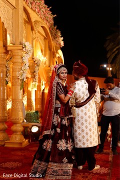 Bride and groom moments before the ceremony. Bride and groom moments before the ceremony.