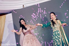 Indian bride and guest dancing. Indian bride and guest dancing.