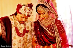 Indian bride and Raja getting married. Indian bride and Raja getting married.