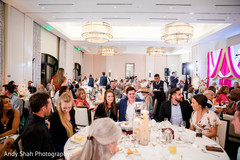 Vibrant indian wedding reception party. Vibrant indian wedding reception party.