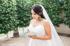 Indian bride's emotional moment reading groom's card Indian bride's emotional moment reading groom's card
