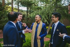 Indian groom with groomsmen fun moment. Indian groom with groomsmen fun moment.