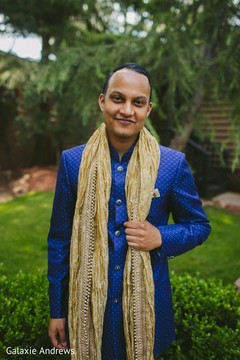 Charming indian groom ready scene. Charming indian groom ready scene.