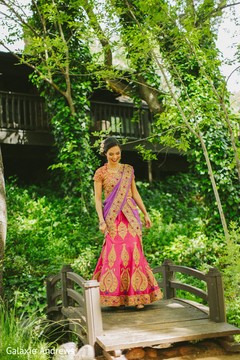 Sweet Indian bride about to meet the groom. Sweet Indian bride about to meet the groom.