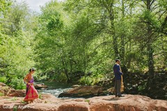 Maharani surprising the groom. Maharani surprising the groom.