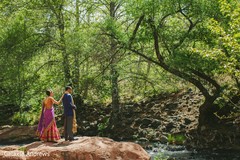 First look Indian couple scene. First look Indian couple scene.