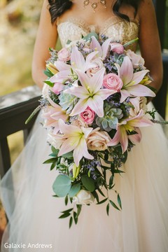 Incredible Indian bridal ceremony bouquet. Incredible Indian bridal ceremony bouquet.