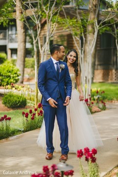 Ravishing Indian couple's wedding attire. Ravishing Indian couple's wedding attire.