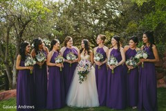 Sweet indian brie with bridesmaids posing for photoshoot. Sweet indian brie with bridesmaids posing for photoshoot.