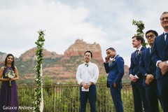 Special moment of Indian groom at wedding ceremony. Special moment of Indian groom at wedding ceremony.