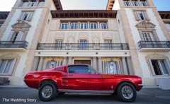 Magnificent Indian wedding red vehicle transportation. Magnificent Indian wedding red vehicle transportation.