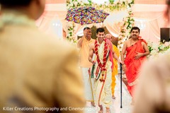 Charming Indian groom on his way to his wedding. Charming Indian groom on his way to his wedding.