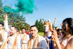 Indian groom's baraat procession. Indian groom's baraat procession.