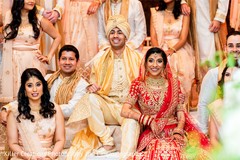 Graceful indian couple with bridesmaids and groomsmen photo session. Graceful indian couple with bridesmaids and groomsmen photo session.