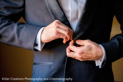 Closeup capture of indian groom getting ready. Closeup capture of indian groom getting ready.