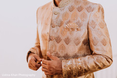 Indian groom's sherwani. Indian groom's sherwani.