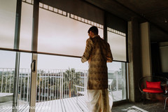 Raja wearing the sherwani. Raja wearing the sherwani.