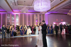 Magical bride and grooms first dance scene Magical bride and grooms first dance scene