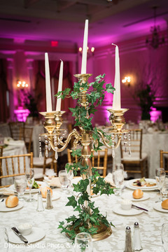 Marvelous Indian wedding table centerpiece. Marvelous Indian wedding table centerpiece.