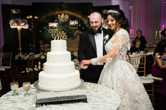 Indian newlyweds cutting the cake capture. Indian newlyweds cutting the cake capture.