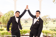 Groomsmen posing for pictures. Groomsmen posing for pictures.