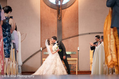 Indian bride and groom having a romantic moment. Indian bride and groom having a romantic moment.