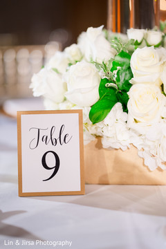 Details of the table's decor. Details of the table's decor.