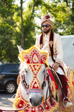 Elegant Indian groom on his horse. Elegant Indian groom on his horse.