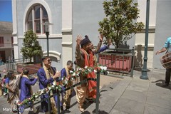 Joyful indian wedding baraat procession Joyful indian wedding baraat procession