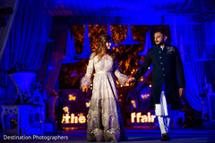 Romantic Indian bride and groom looking at each other. Romantic Indian bride and groom looking at each other.