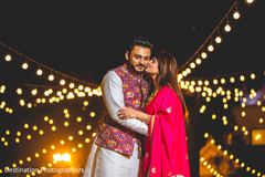 Indian bride and groom having a romantic moment. Indian bride and groom having a romantic moment.
