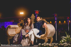 Maharani and Raja during the reception. Maharani and Raja during the reception.