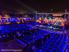 Unbelievable Indian wedding stage and lights decor. Unbelievable Indian wedding stage and lights decor.