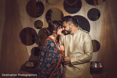 Indian bride and groom having a romantic moment. Indian bride and groom having a romantic moment.