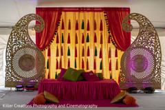 Astonishing Indian wedding stage decor. Astonishing Indian wedding stage decor.