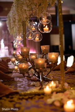 Elegant Indian wedding candles decoration. Elegant Indian wedding candles decoration.